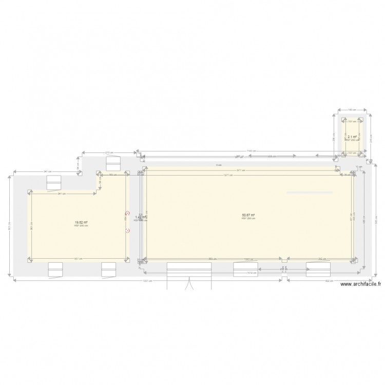 Rdch  dalle Projectif  Petit Aulnay. Plan de 0 pièce et 0 m2