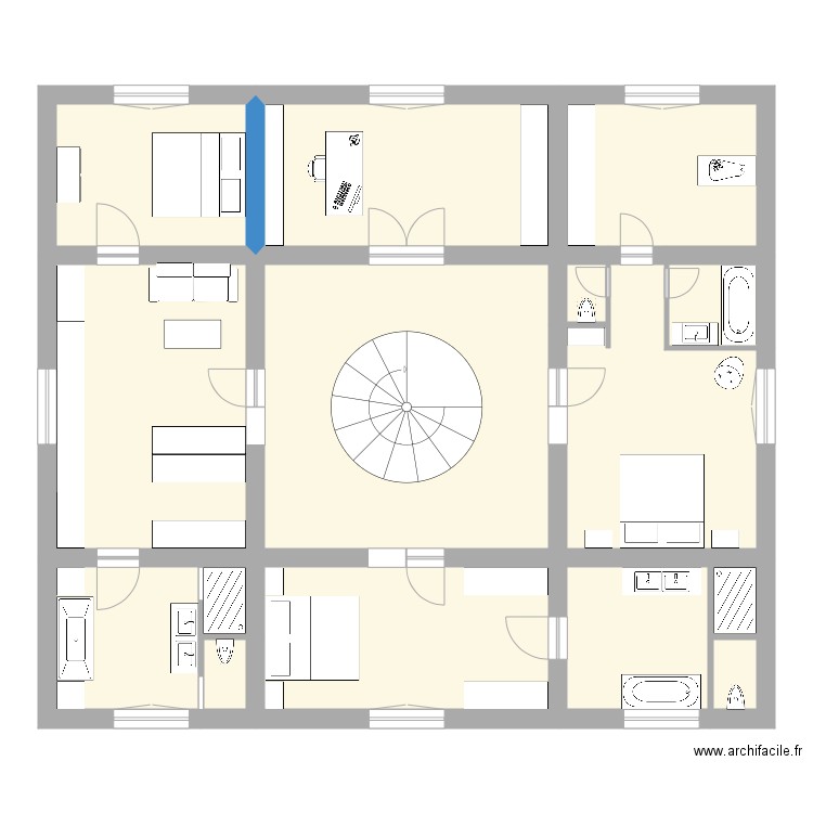 Scrawelle Rez1 Master 5e. Plan de 0 pièce et 0 m2