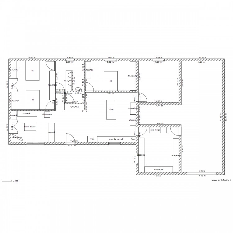 esquisse 4. Plan de 0 pièce et 0 m2