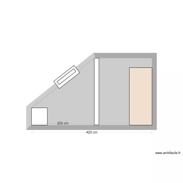 COUPE SDB TISSERANT YUTZ . Plan de 