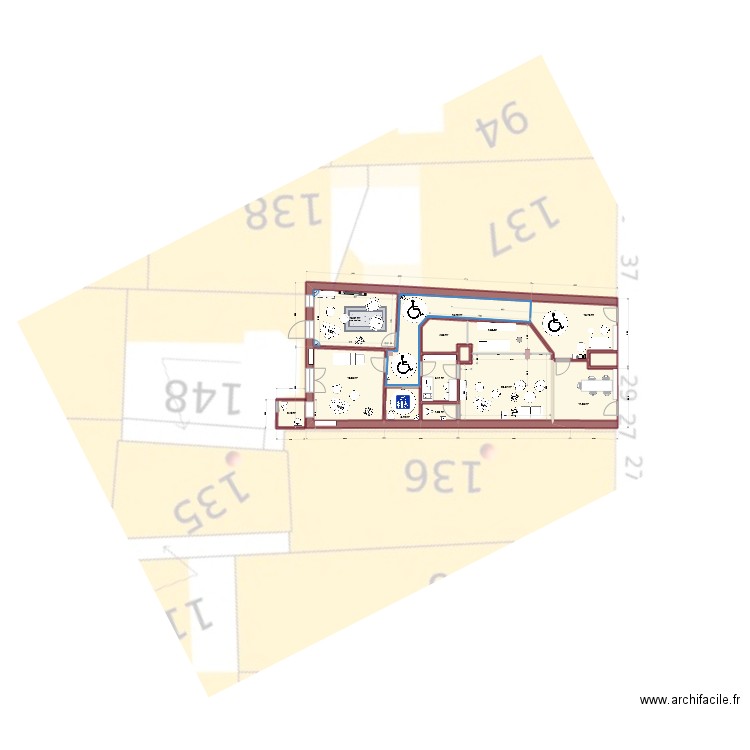 Romainv5_max6m. Plan de 14 pièces et 122 m2