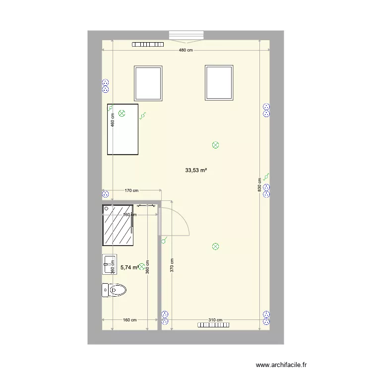 Chauffage Morlanwelz Grenier Projeté. Plan de Chauffage Morlanwelz Grenier Projeté. Plan de