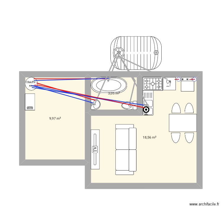 maison 1. Plan de 0 pièce et 0 m2