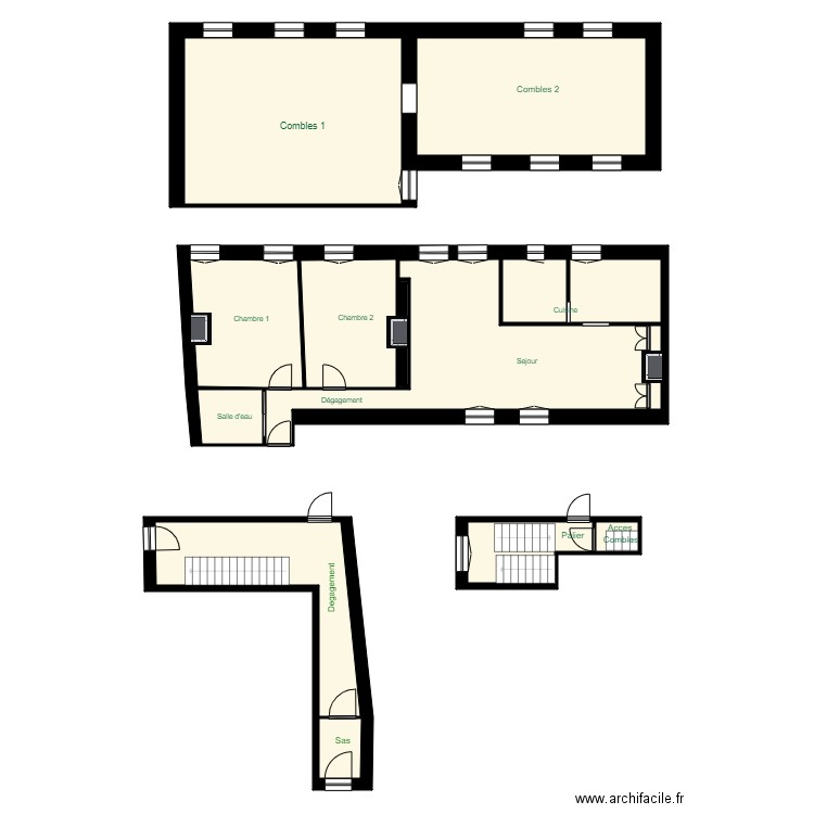 SCI PRIAMO 1ier Droit. Plan de 0 pièce et 0 m2