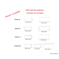 Sceptre Projet découpe plan W 4 cuisines