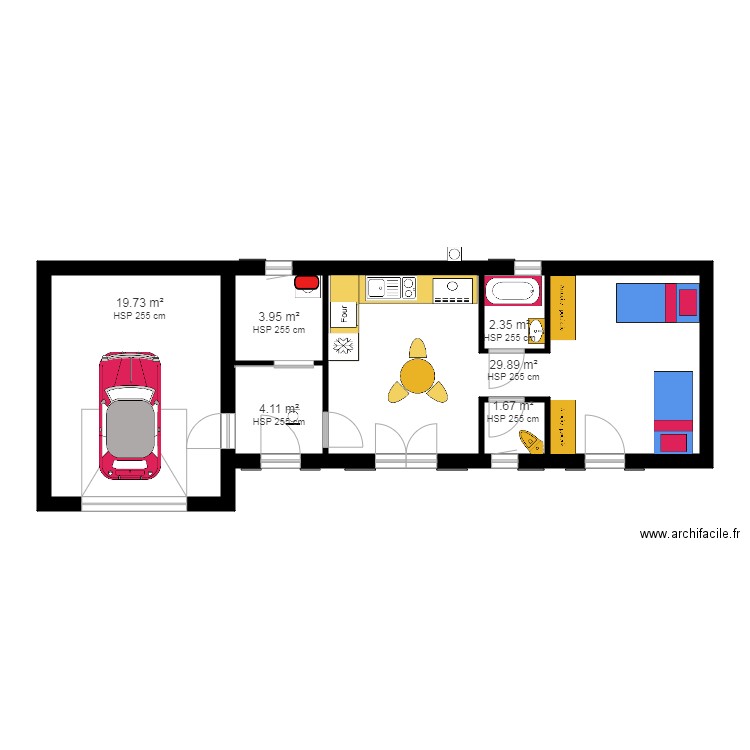 maisonnette de vacances. Plan de 0 pièce et 0 m2