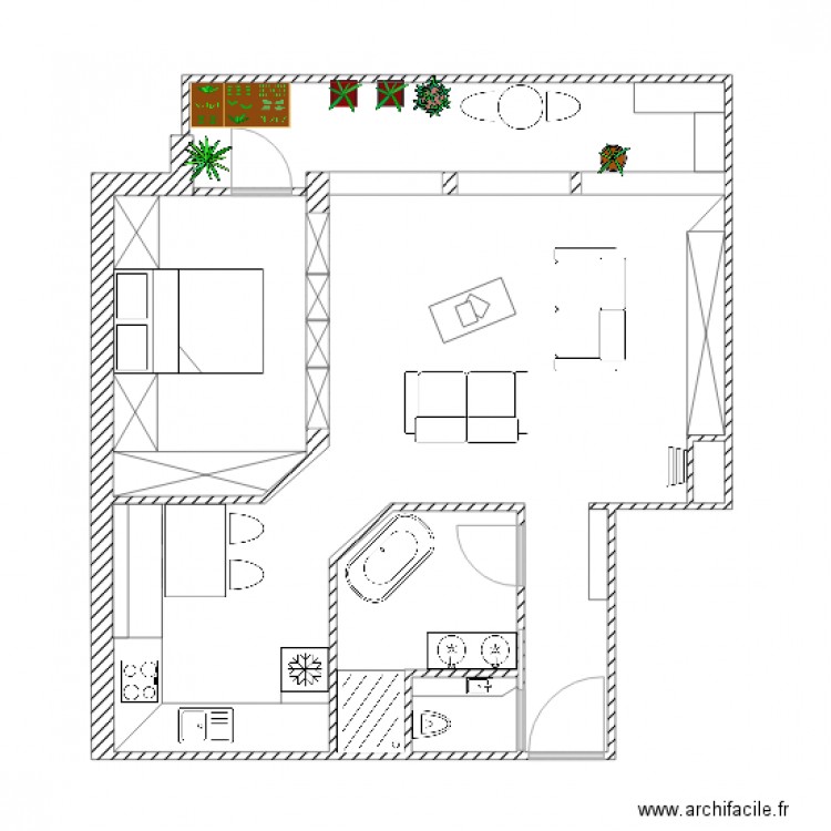 Plan imp final projet pro I. Plan de 0 pièce et 0 m2