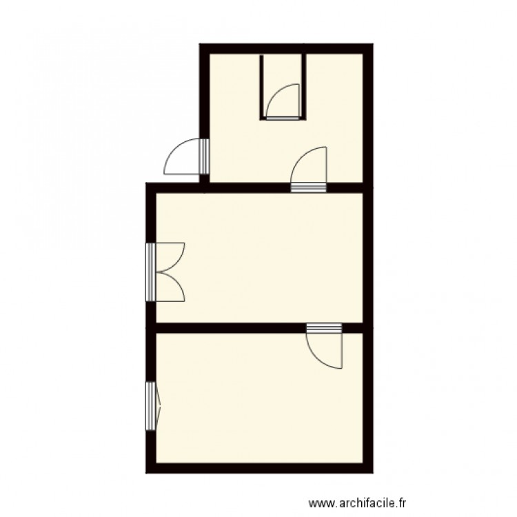 plan GRIMAZ studio 1. Plan de 0 pièce et 0 m2