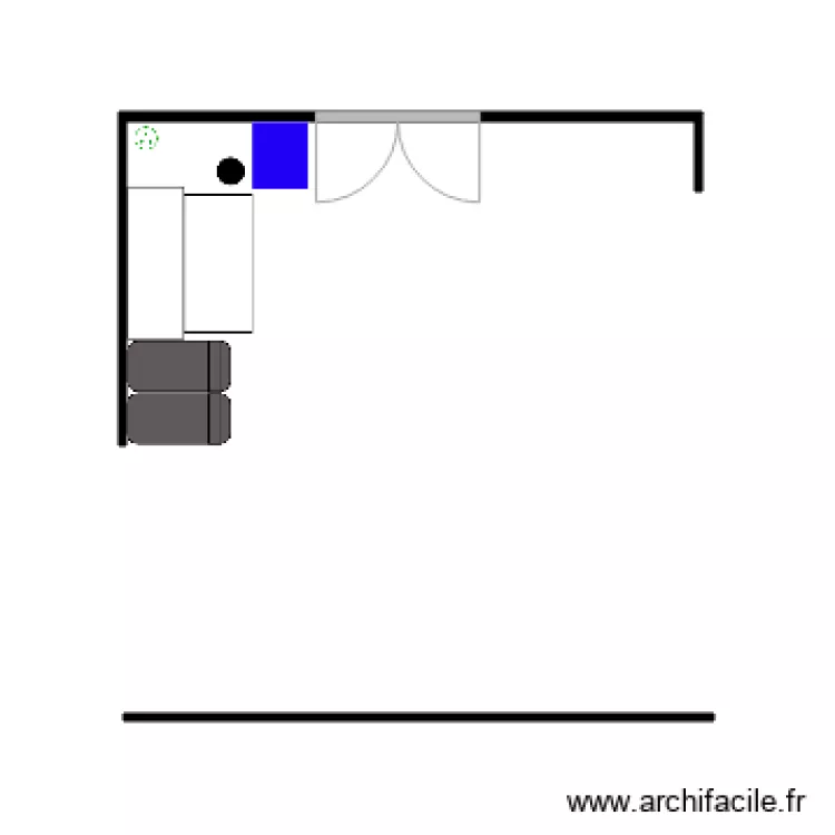 Projet zone exp&eacute;ditions. Plan de 