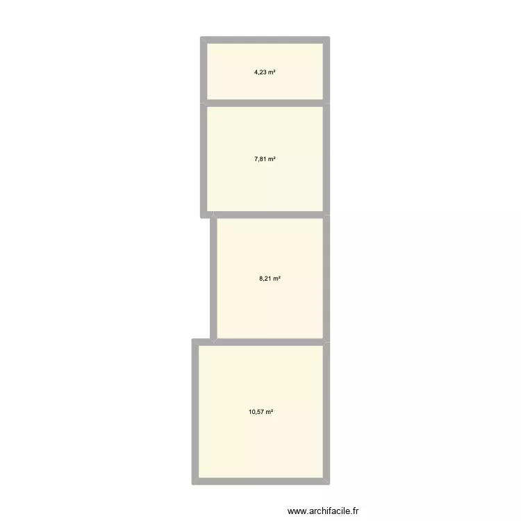 D&eacute;pendance RDC. Plan de 