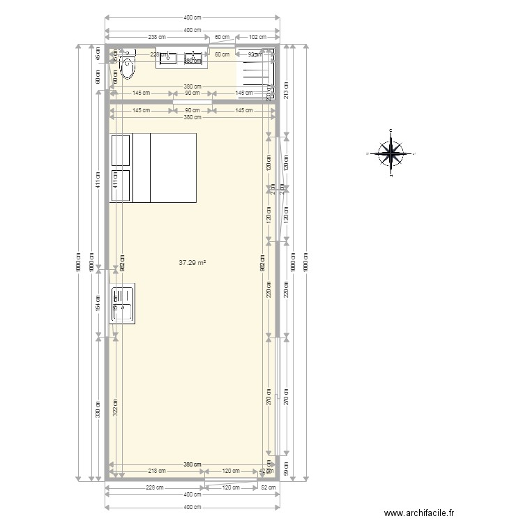 Katoomba cabin bmcc  final floor plan. Plan de 0 pièce et 0 m2