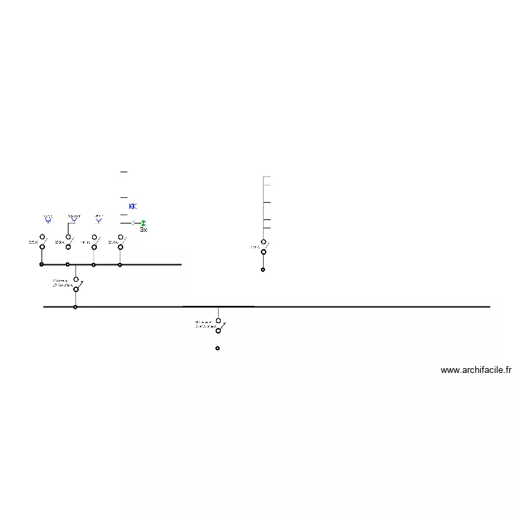 schema unifilaire b1. Plan de 