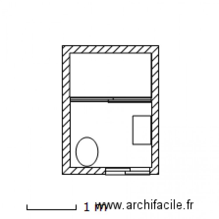 salle de bain 2. Plan de 0 pièce et 0 m2