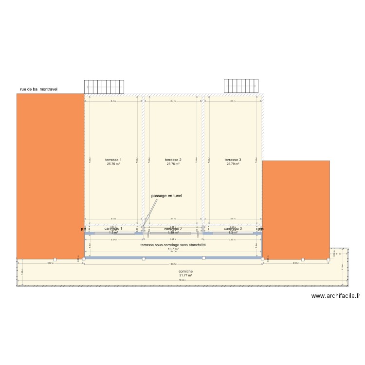  montravel  r de bachuvan. Plan de 0 pièce et 0 m2