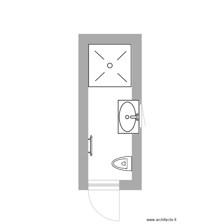 sdb. Plan de 0 pièce et 0 m2