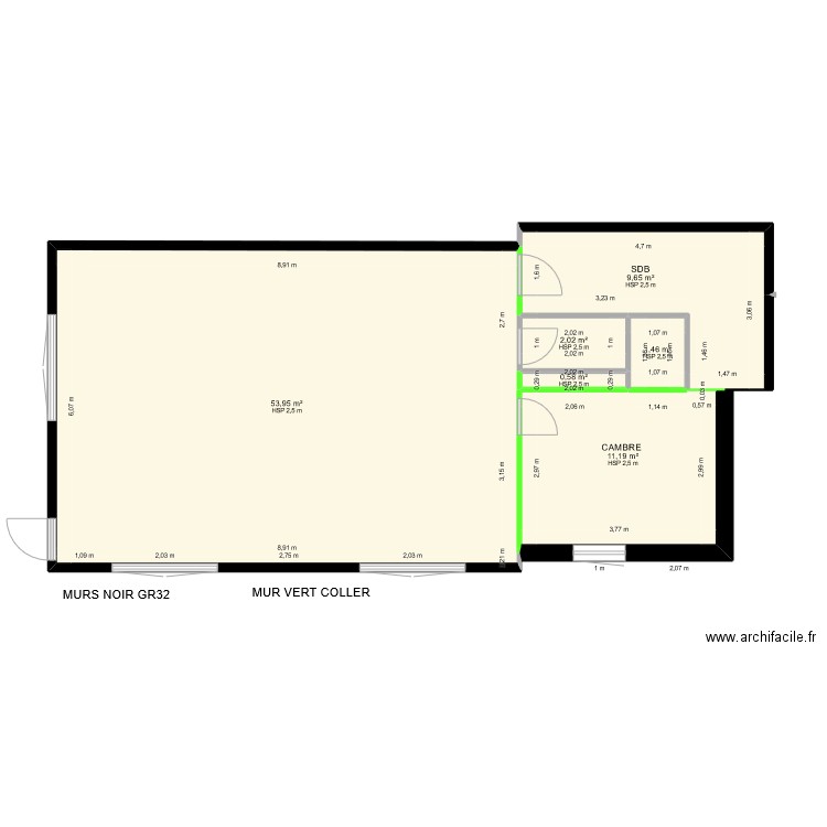 MAIRIE. Plan de 0 pièce et 0 m2