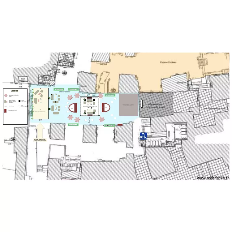 carriere des lumi&egrave;res V4. Plan de 