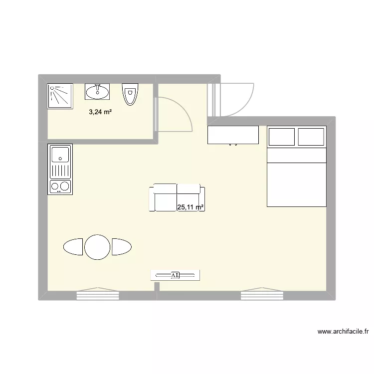 edsx. Plan de 2 et 28 m² edsx. Plan de 2 et 28 m²