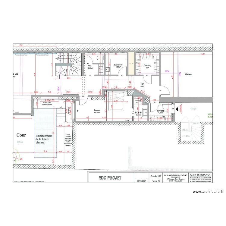 paulhus. Plan de 0 pièce et 0 m2