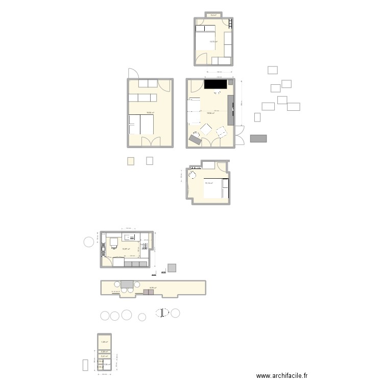 5EME COMMAILLE. Plan de 0 pièce et 0 m2