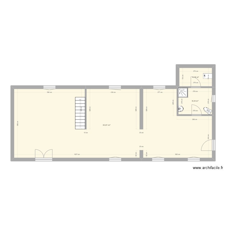 Etage Moulin . Plan de 0 pièce et 0 m2