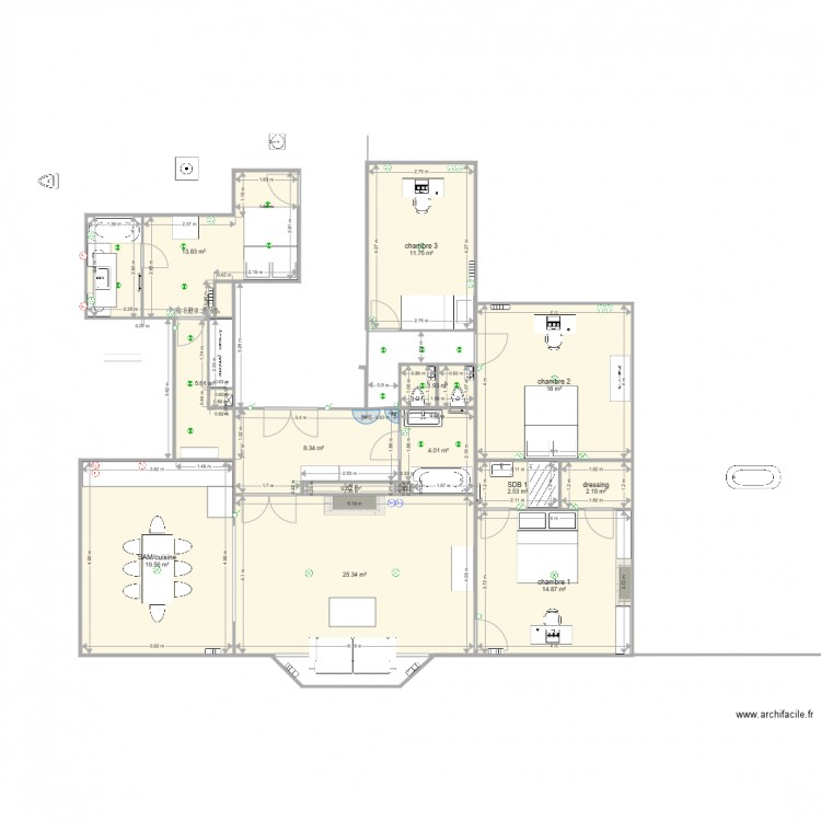 plan DL INVERSION. Plan de 0 pièce et 0 m2