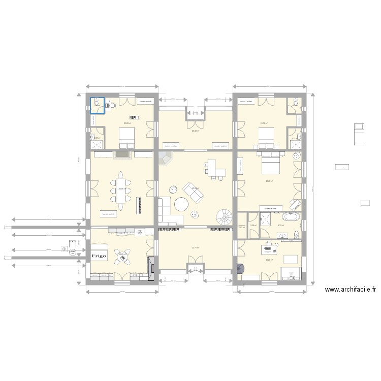 Sta Cat modifié. Plan de 0 pièce et 0 m2