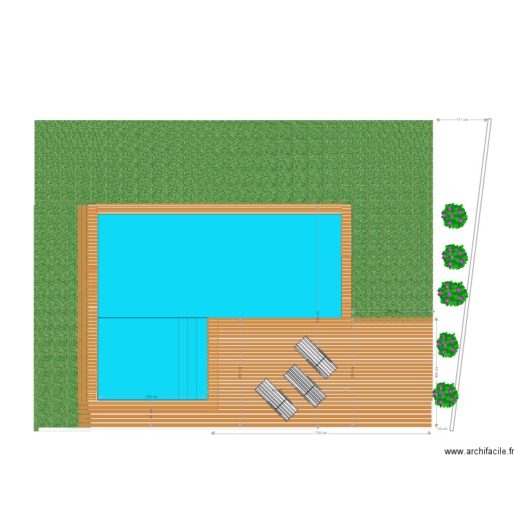 Piscine 4. Plan de 0 pièce et 0 m2