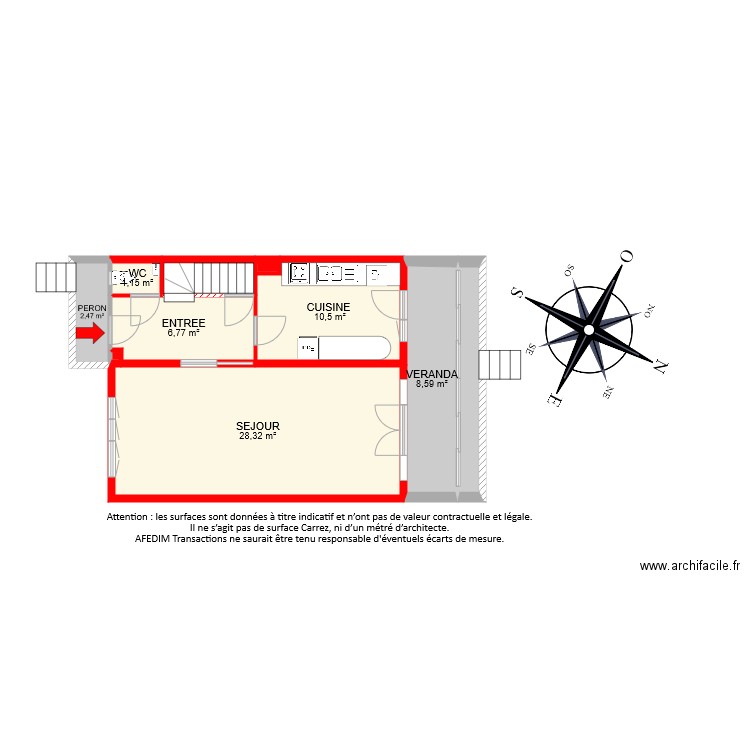 BI 7519 RDC. Plan de 0 pièce et 0 m2