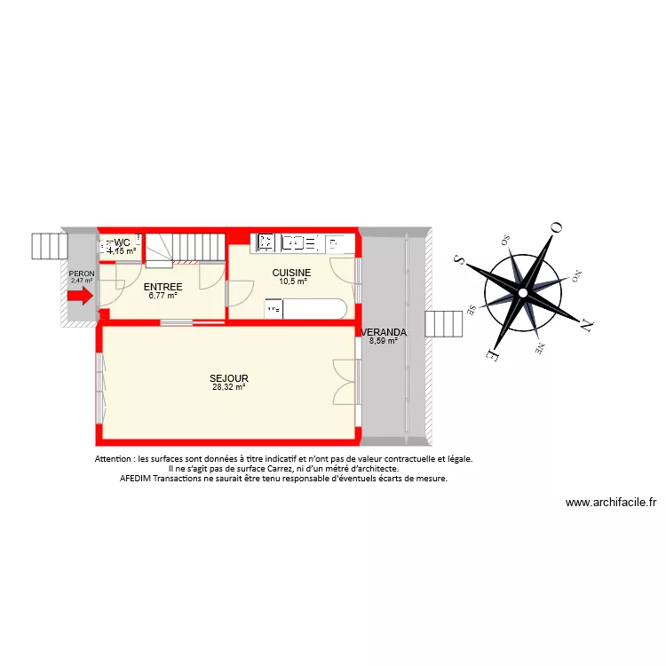 BI 7519 RDC. Plan de 