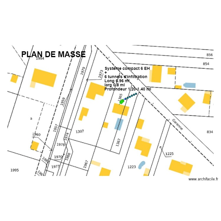 Pruvost. Plan de 0 pièce et 0 m2