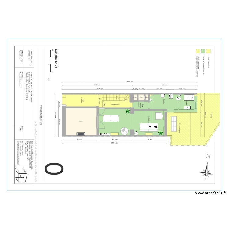 appart jéflo electricite. Plan de 0 pièce et 0 m2