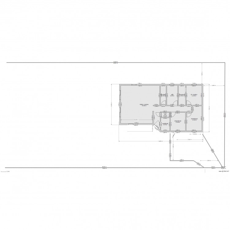 Lamée ext. Plan de 0 pièce et 0 m2