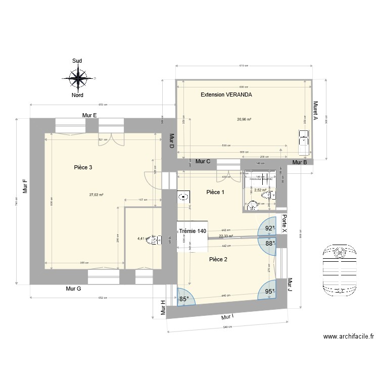La CRoix 5 C. Plan de 0 pièce et 0 m2