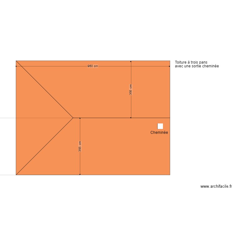 toiture baboo vue aerienne. Plan de 0 pièce et 0 m2