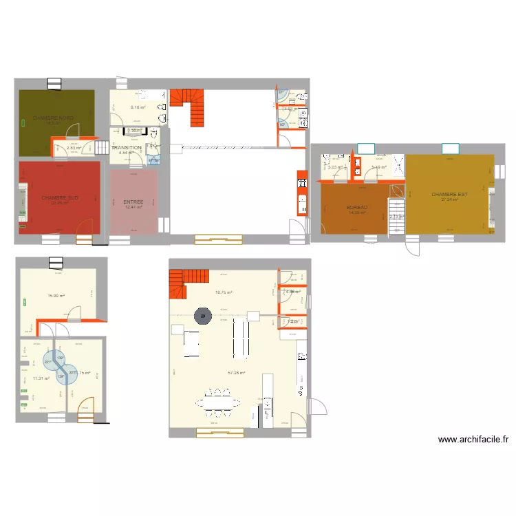 NANTHEUIL am 1. Plan de 