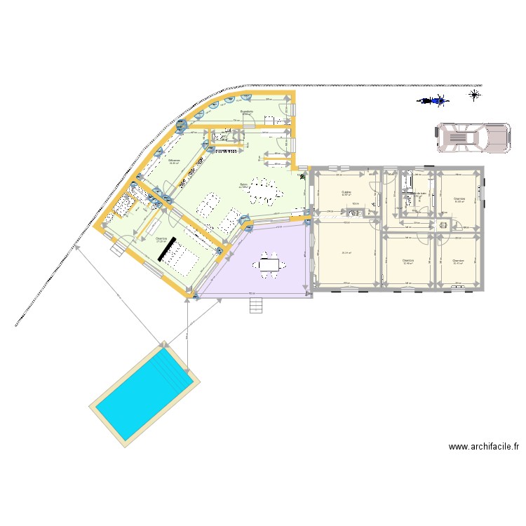 Future maison V6. Plan de 0 pièce et 0 m2