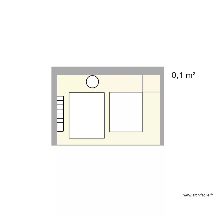 Coin chaudi&egrave;re. Plan de 