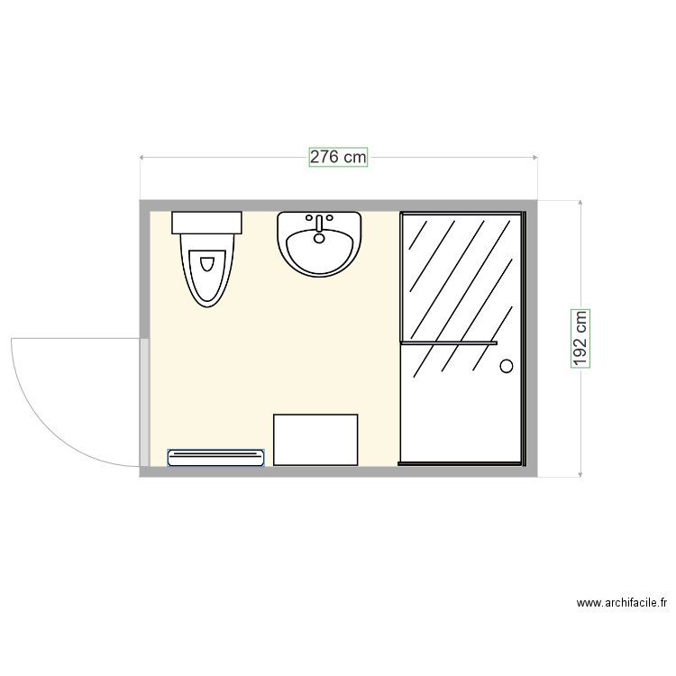 sdb. Plan de 0 pièce et 0 m2