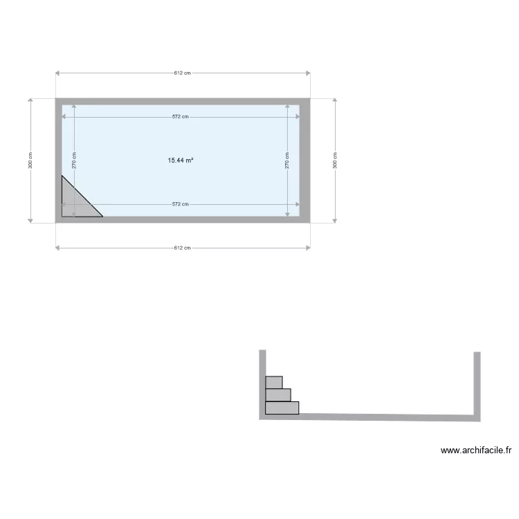 Plan en coupe piscine 2. Plan de Plan en coupe piscine 2. Plan de