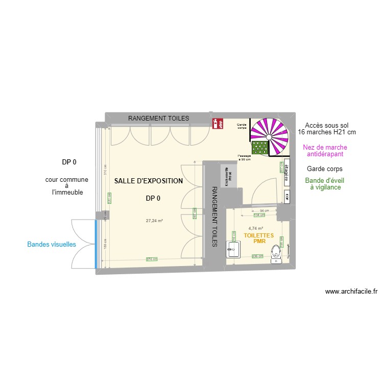 SCI CITO RDC APRES TRAVAUX. Plan de 0 pièce et 0 m2