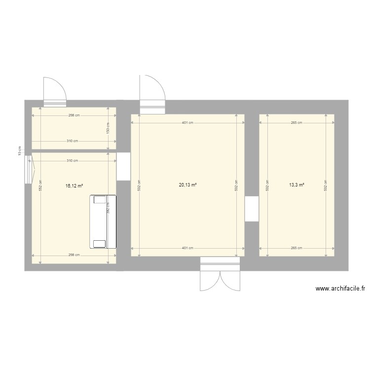 Rez chaussée 2. Plan de 0 pièce et 0 m2