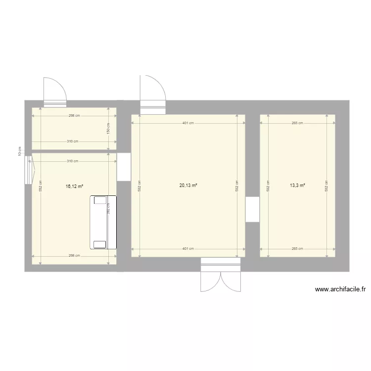 Rez chaussée 2. Plan de Rez chaussée 2. Plan de