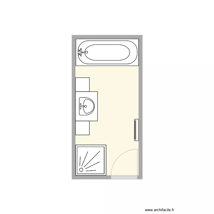 GOUTHIER Gilberte. Plan de 