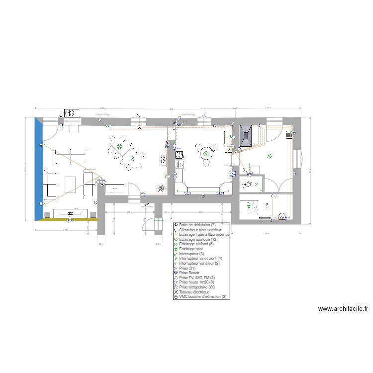 gaine 16. Plan de 0 pièce et 0 m2