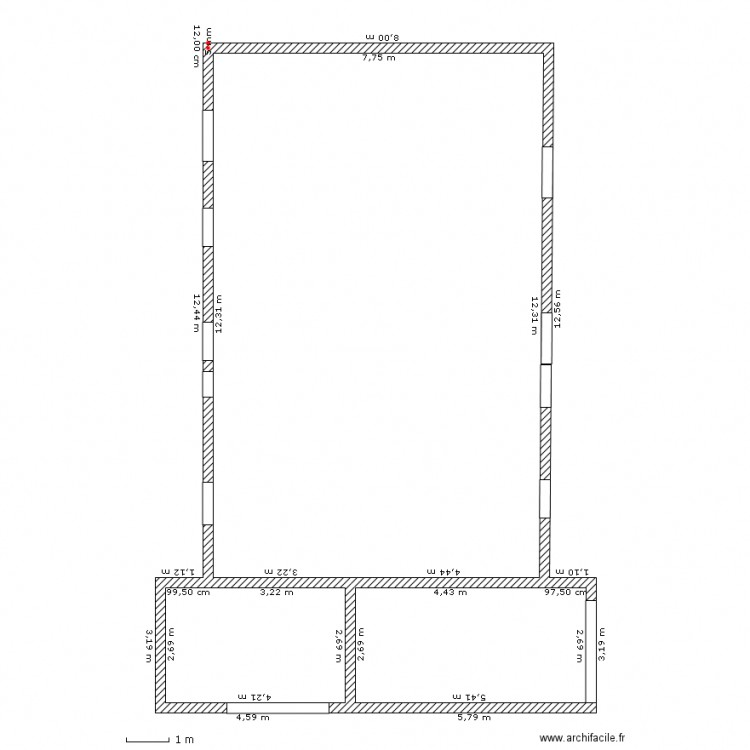 agrandissement1. Plan de 0 pièce et 0 m2