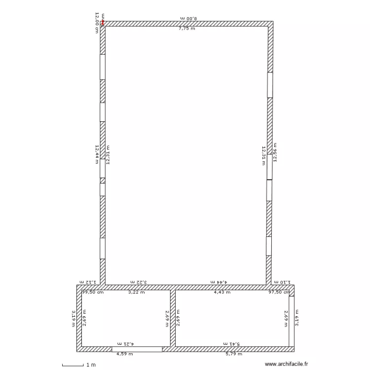 agrandissement1. Plan de 