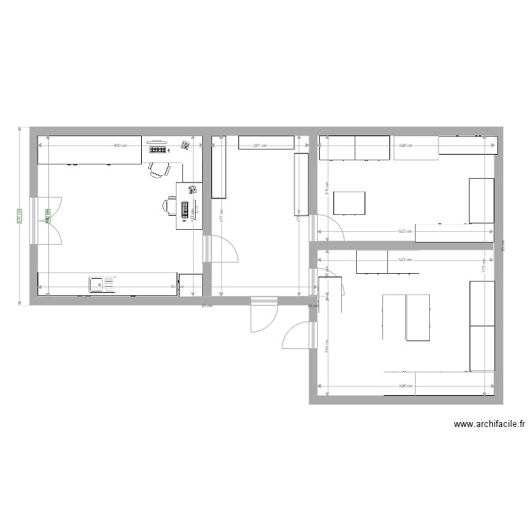 labo plan v2. Plan de 0 pièce et 0 m2