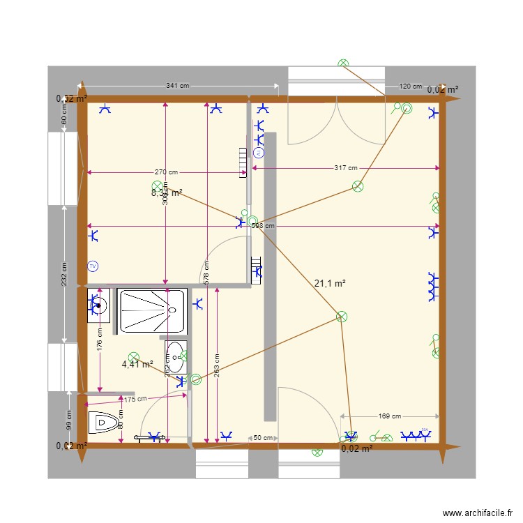 Gite Vergne 2. Plan de 0 pièce et 0 m2