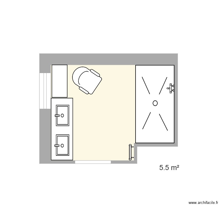 sdb ast. Plan de 0 pièce et 0 m2